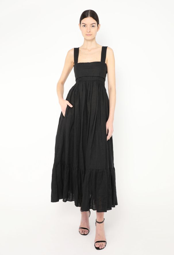 Chloé Resort 2017 Pleated Linen Dress - 1