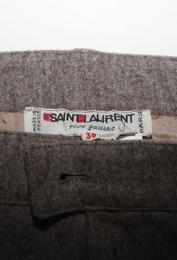 Saint Laurent '70s Brushed Wool Trousers - 5