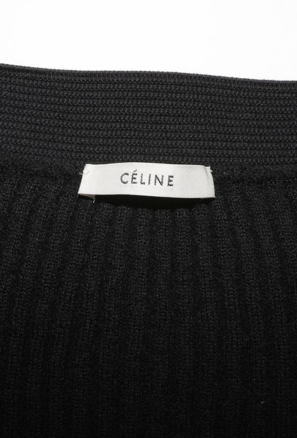 Céline Button-Down Knit Skirt - 6