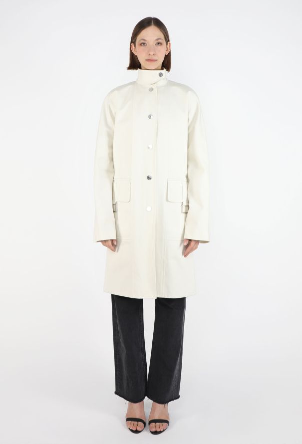 Hermès S/S 2020 Gabardine Car Coat - 1