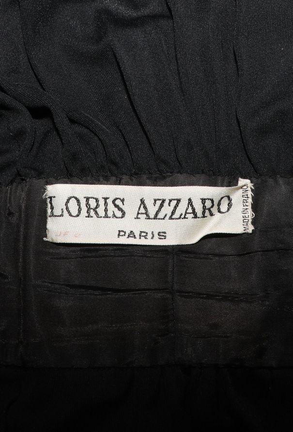 Azzaro RARE 1975 Strass Trim Jersey Gown - 5