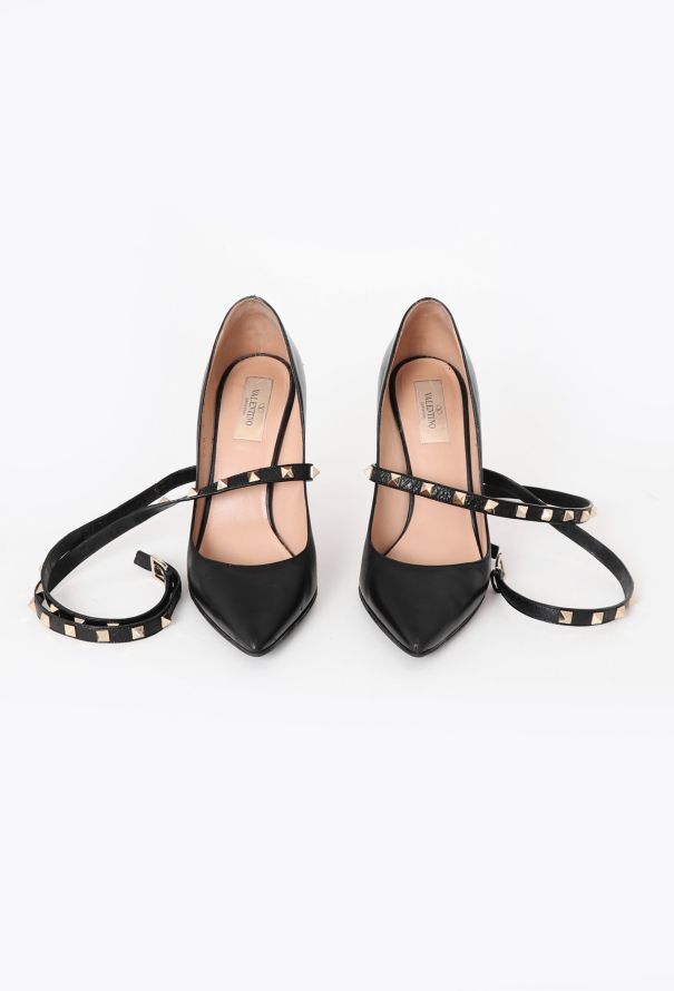 Valentino 2021 Leather Rockstud Pumps - 4