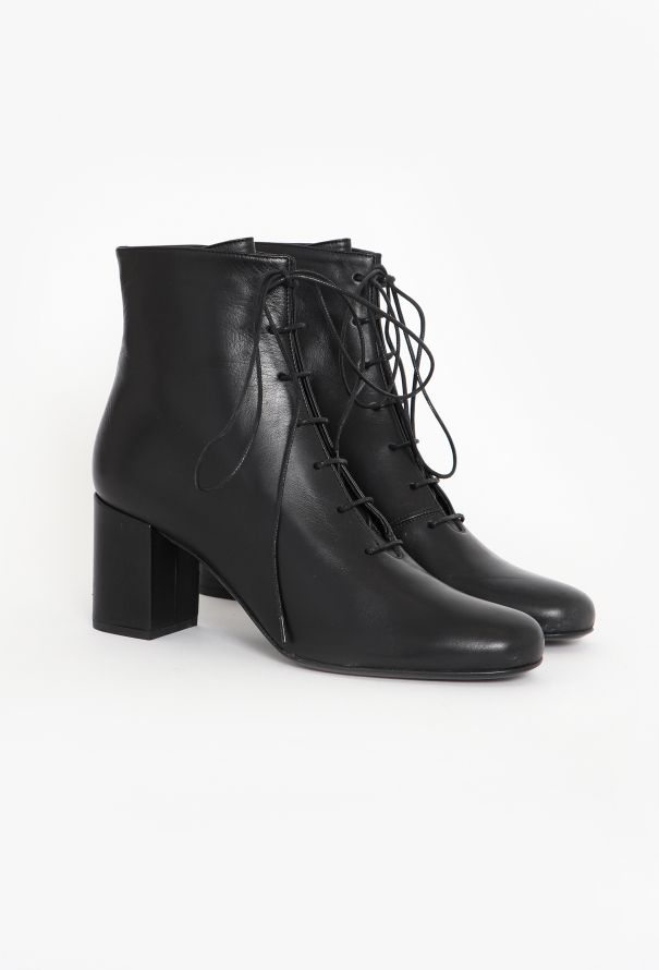 Saint Laurent 'Babies' Lace-up Ankle Boots - 3 Saint Laurent 'Babies' Lace-up Ankle Boots - 3