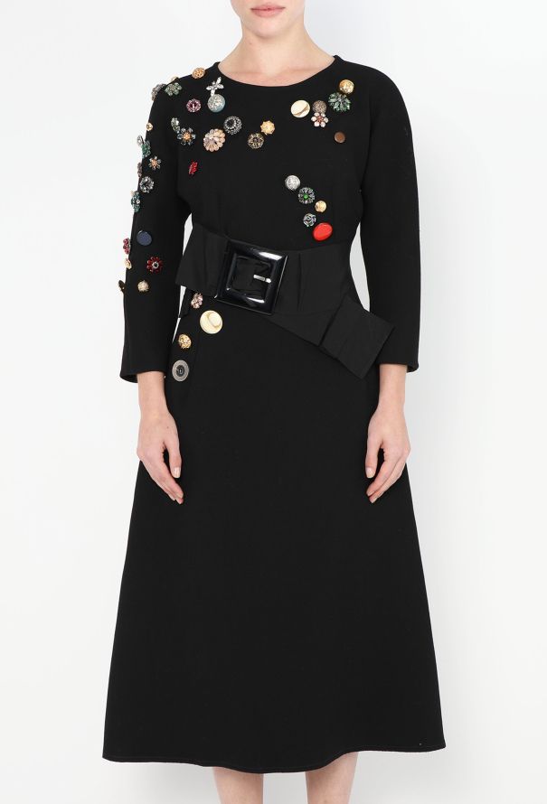 Dolce & Gabbana F/W 2016 Embellished A-Line Dress - 3