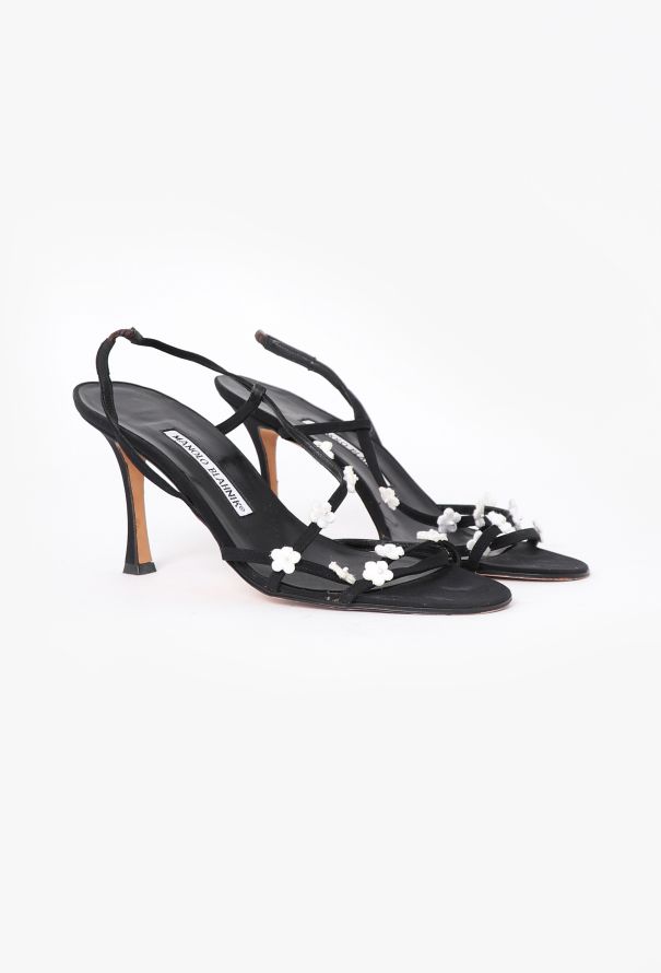 Manolo Blahnik Daisy Strap Slingback Sandals - 2