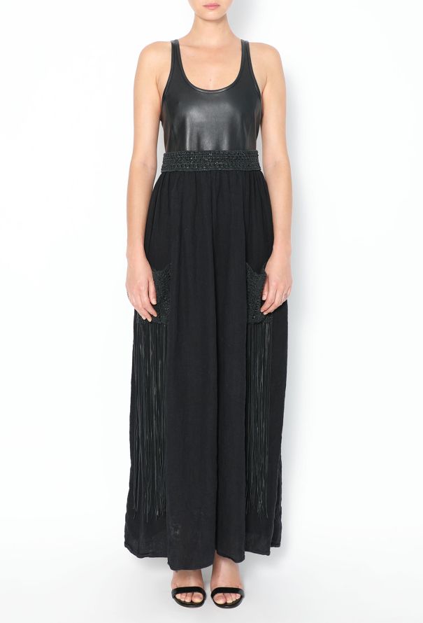 Chloé Resort 2022 Linen Fringe Maxi Dress - 2 Chloé Resort 2022 Linen Fringe Maxi Dress - 2