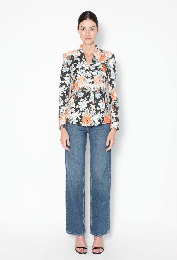 Céline Resort 2012 Floral Piqué Blazer - 3 Céline Resort 2012 Floral Piqué Blazer - 3