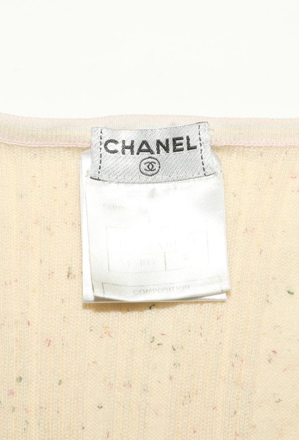 Chanel 2004 Embellished 'CC' Camélia Top - 4