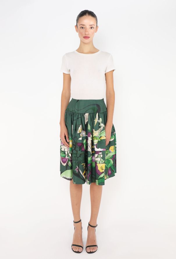 Prada Collector S/S 2008 Fairytale Pintuck Skirt - 1 Prada Collector S/S 2008 Fairytale Pintuck Skirt - 1