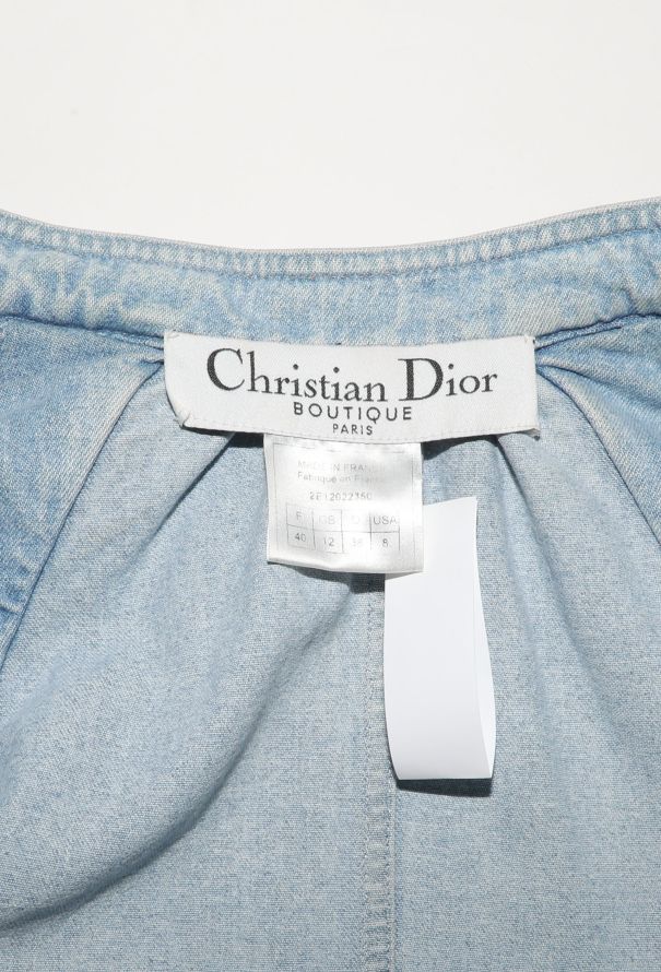 Dior CAMPAIGN S/S 2002 Denim Toggle Jacket - 9