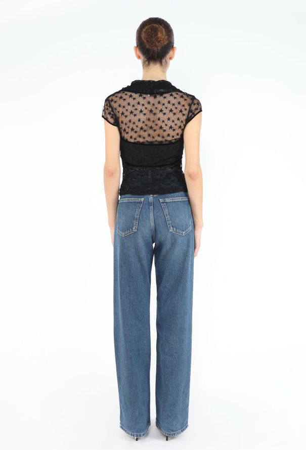Chanel 2004 Star Lace Bandeau Top - 6