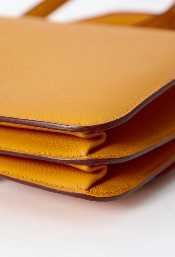 Hermès S/S 2018 Jaune Ambre Evercolor 2002 Bag - 9 Hermès S/S 2018 Jaune Ambre Evercolor 2002 Bag - 9