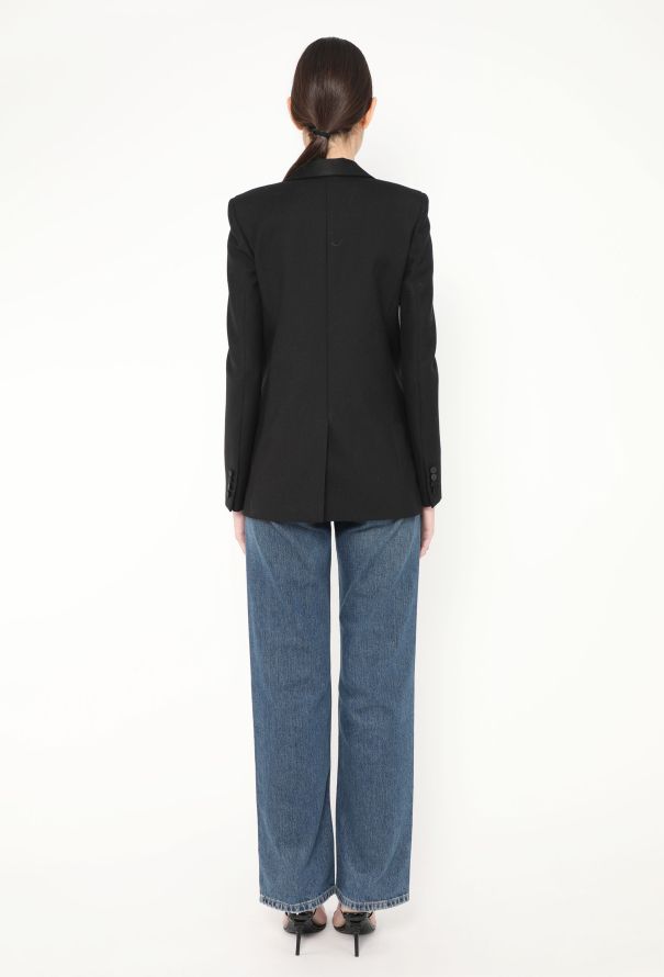 Saint Laurent Tailored Shawl Smoking Blazer - 5