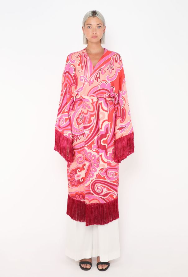 Etro Resort 2023 Belted Silk Kaftan - 3