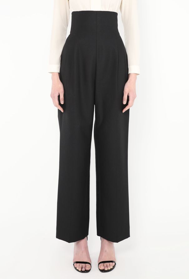 Alaïa High-Waisted Corset Trousers - 3
