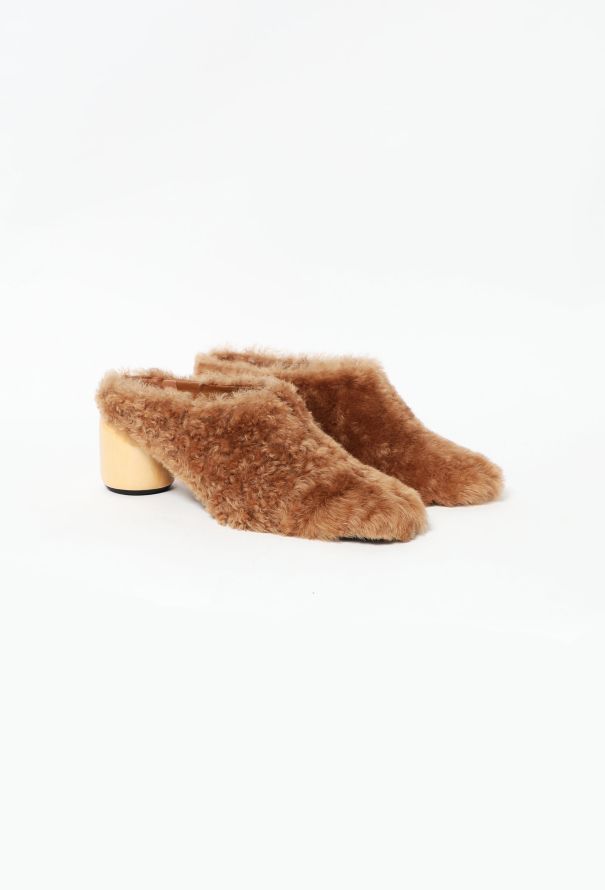 Jil Sander Pre-Fall 2022 Shearling Mules - 4