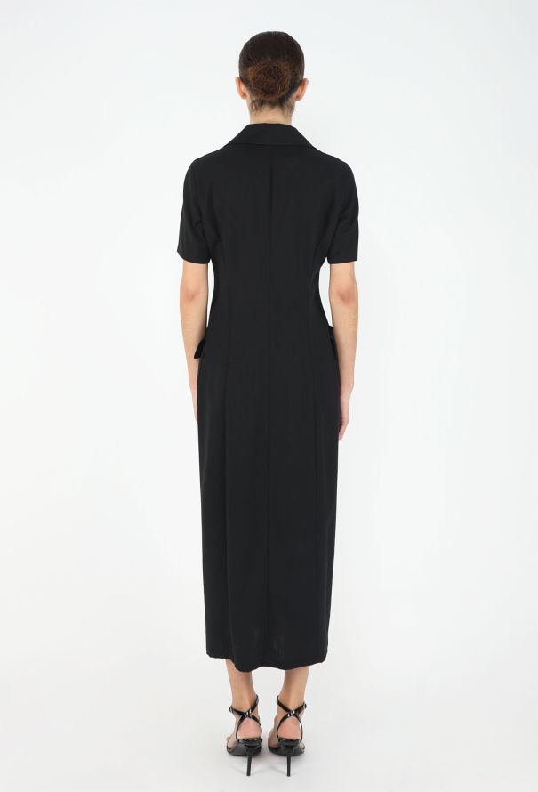 Yohji Yamamoto Tailored Twill Pocket Dress - 4