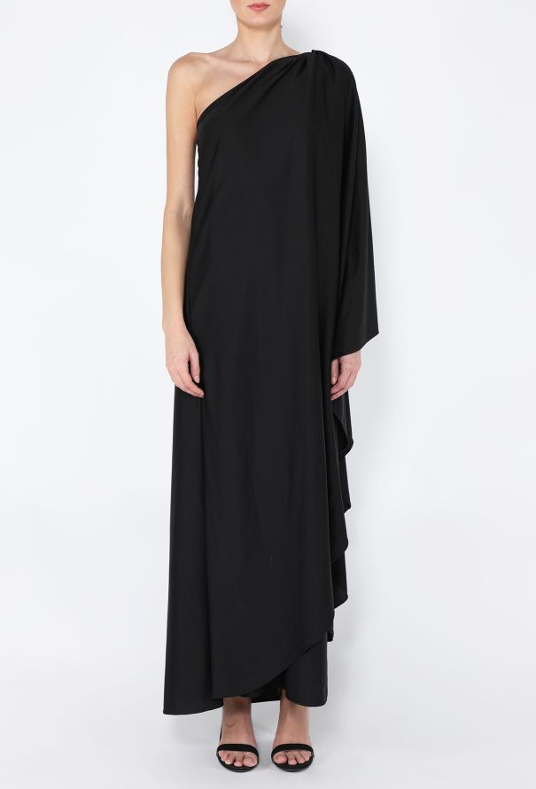 Halston COLLECTOR 1978 One-Shoulder Gown - 4
