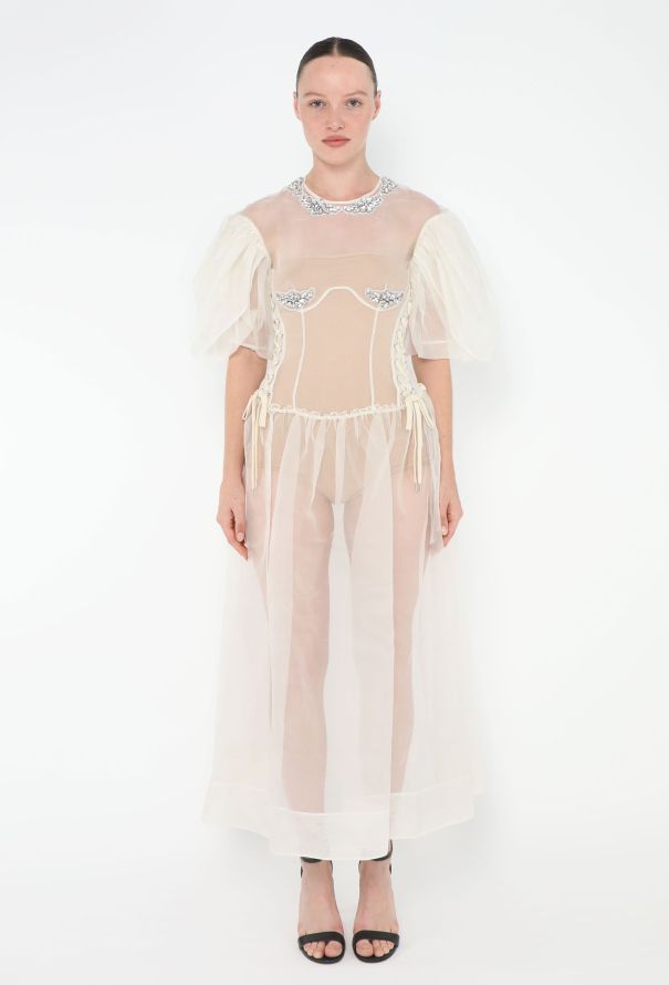 Simone Rocha F/W 2024 Organza Corset Dress - 1