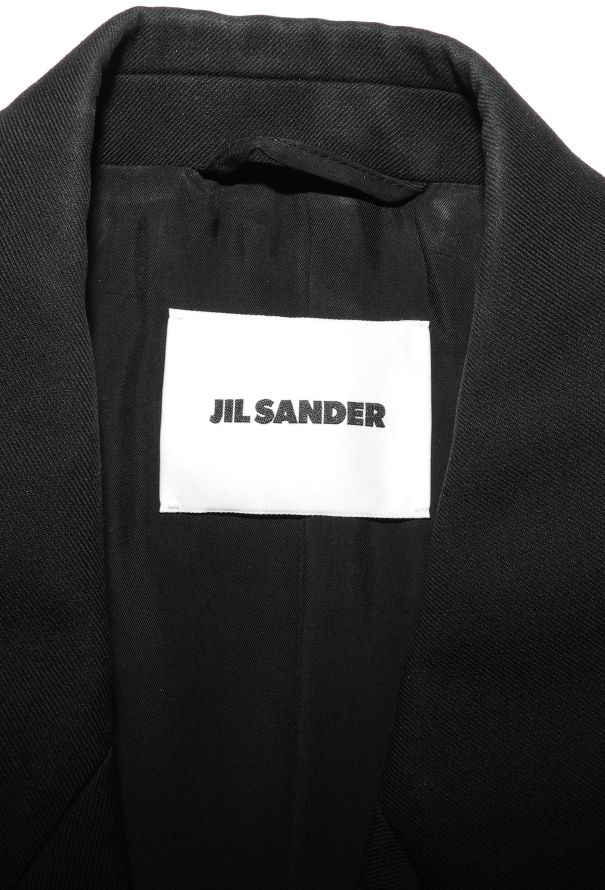 Jil Sander S/S 2022 Oversized Black Tailored Blazer - 7