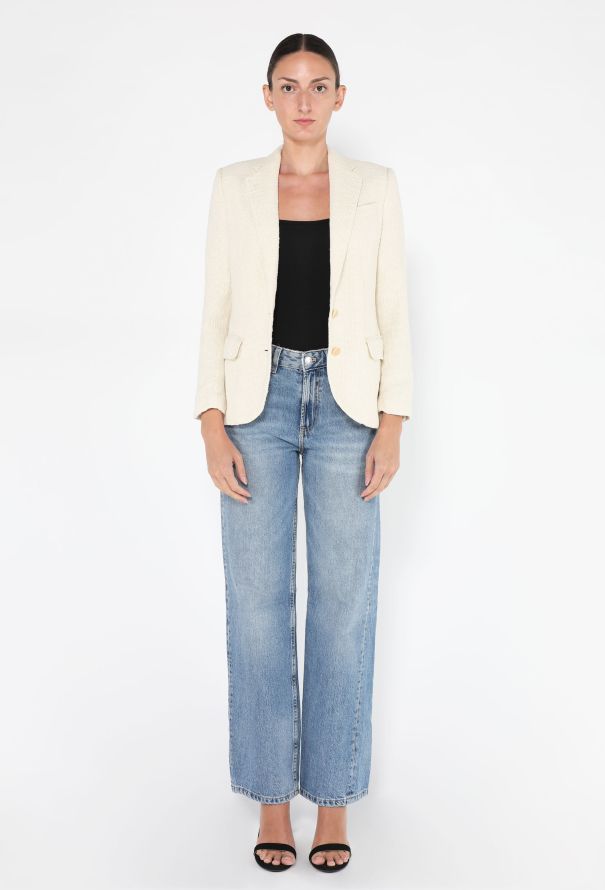 Helmut Lang Tailored Bouclé Tweed Blazer - 4