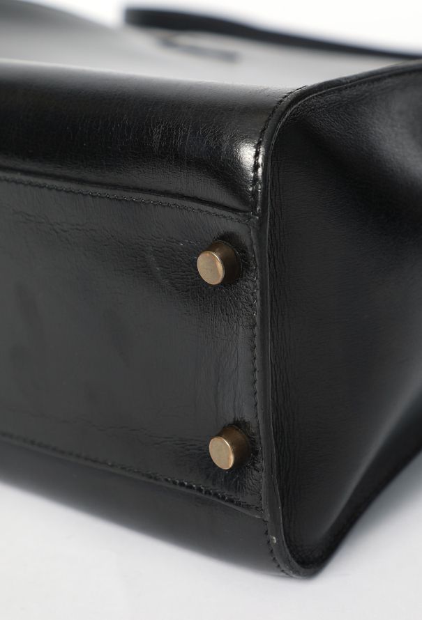 Hermès Rare Vintage Black Box Kelly Sport GM - 7