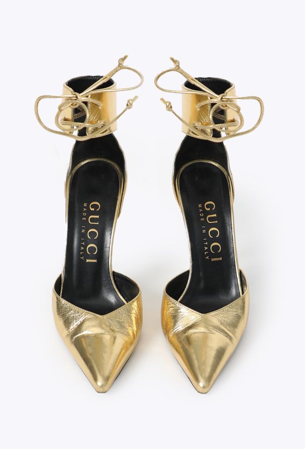 Gucci 2023 Metallic Priscilla Pumps - 2