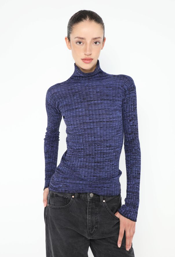 Céline 2015 Ribbed Cotton Turtleneck - 1