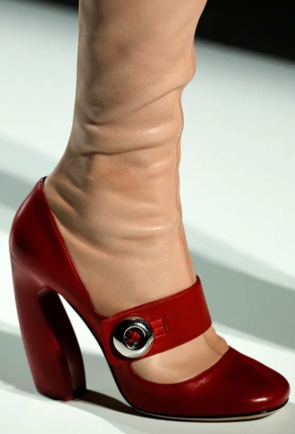 Prada F/W 2011 Mary Jane Suede Pumps - 2