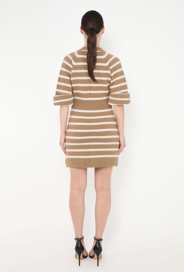 Chanel S/S 2015 Striped Cashmere Dress - 6 Chanel S/S 2015 Striped Cashmere Dress - 6