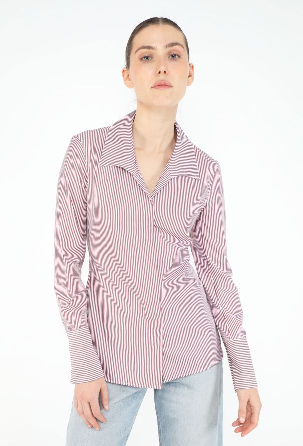 The Row 2022 Peg Striped Shirt - 2