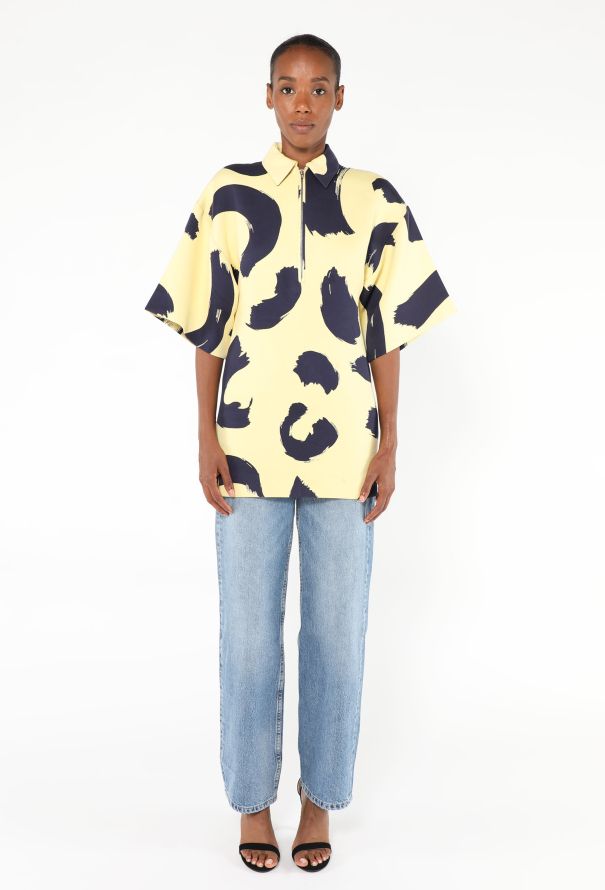 Céline S/S 2014 Brushstroke Tunic - 4