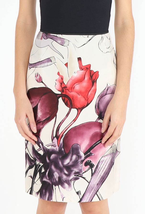 Prada S/S 2008 Fairytale Printed Skirt - 2