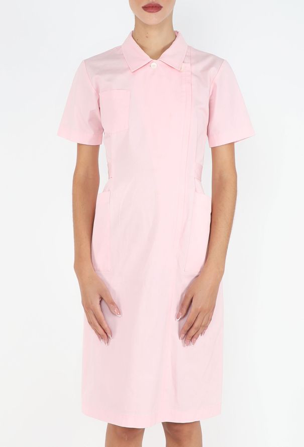 Miu Miu S/S 2025 Notched Cotton Dress - 3