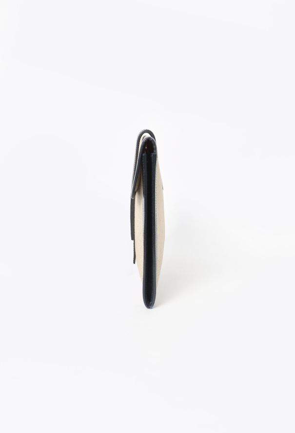 Hermès '70s Toile H & Box Jige Clutch - 3