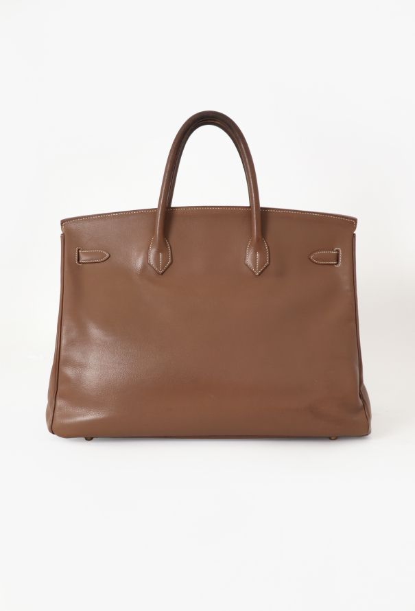 Hermès Birkin 40 “Shooting Star” – Fauve Calfskin, 1999 - 8