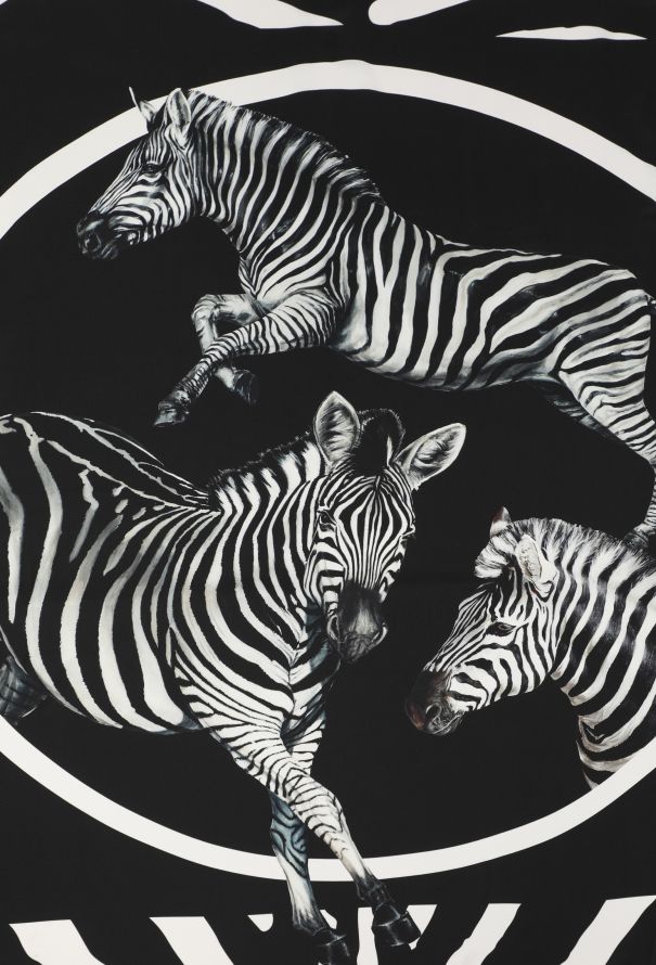 Dolce & Gabbana Zebra Print Silk Twill Scarf, 2022 - 3