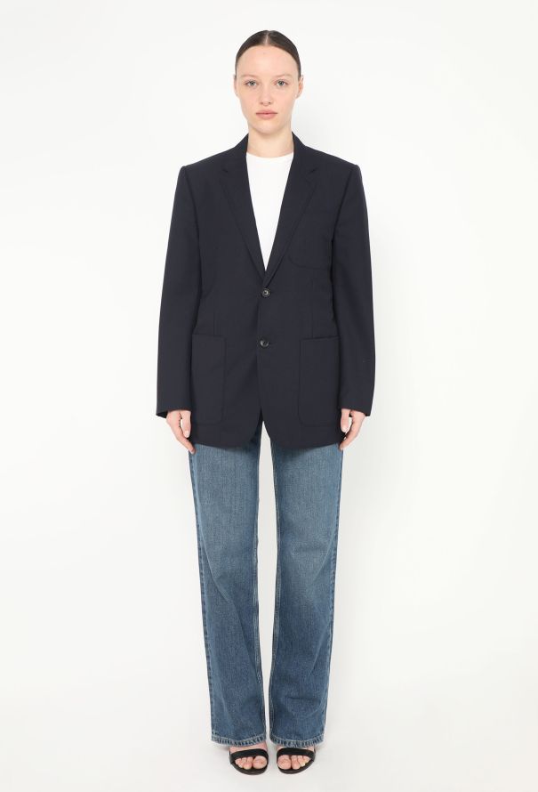 Balenciaga 2011 Tailored Grain de Poudre Blazer - 1