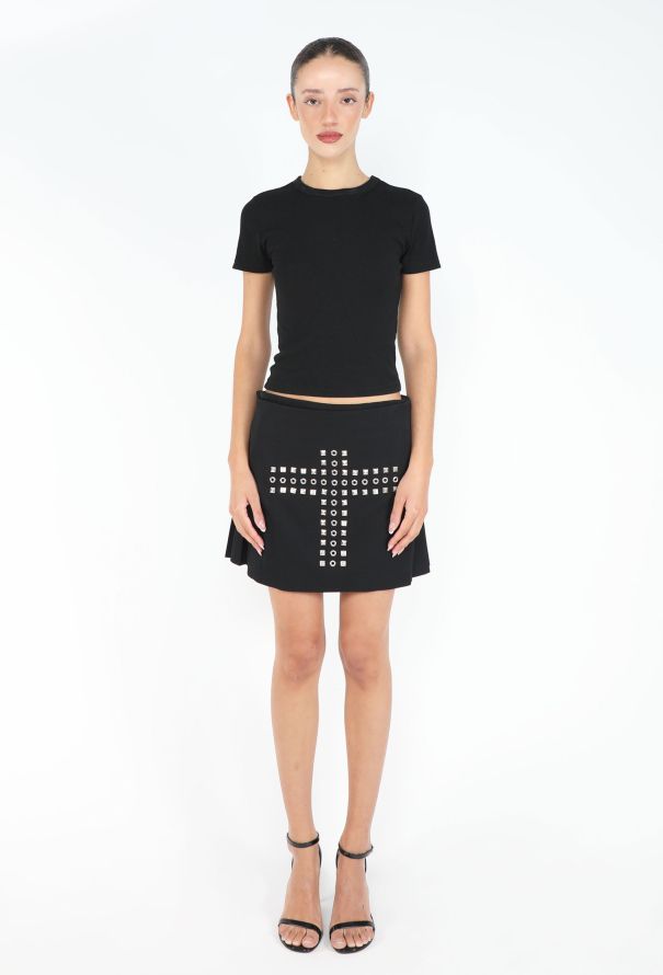 Comme des Garçons Fall 2000 Studded Cross Skirt - 5