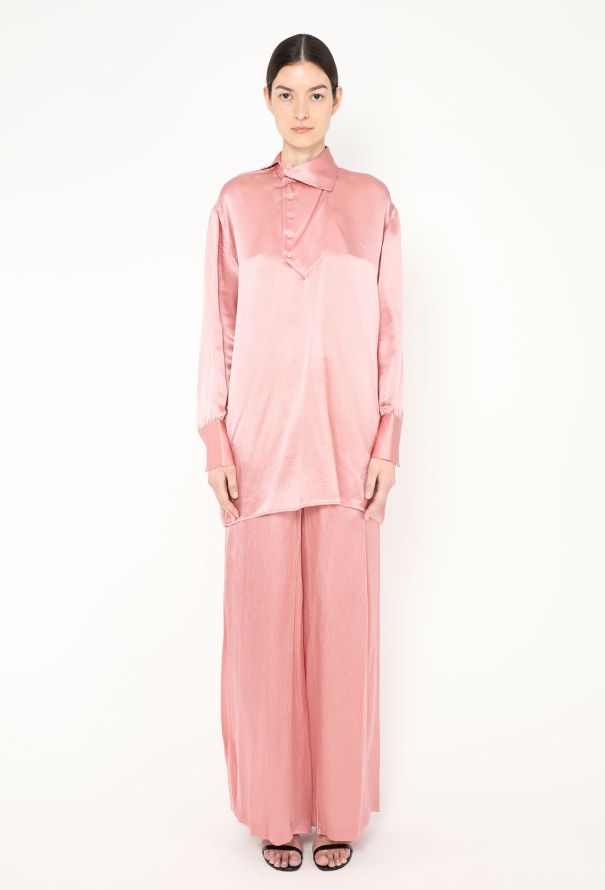 Valentino S/S 2017 Belted Charmeuse Ensemble - 4