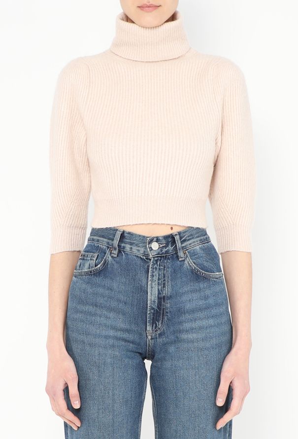 Céline 2019 Cropped Cashmere Turtleneck - 3