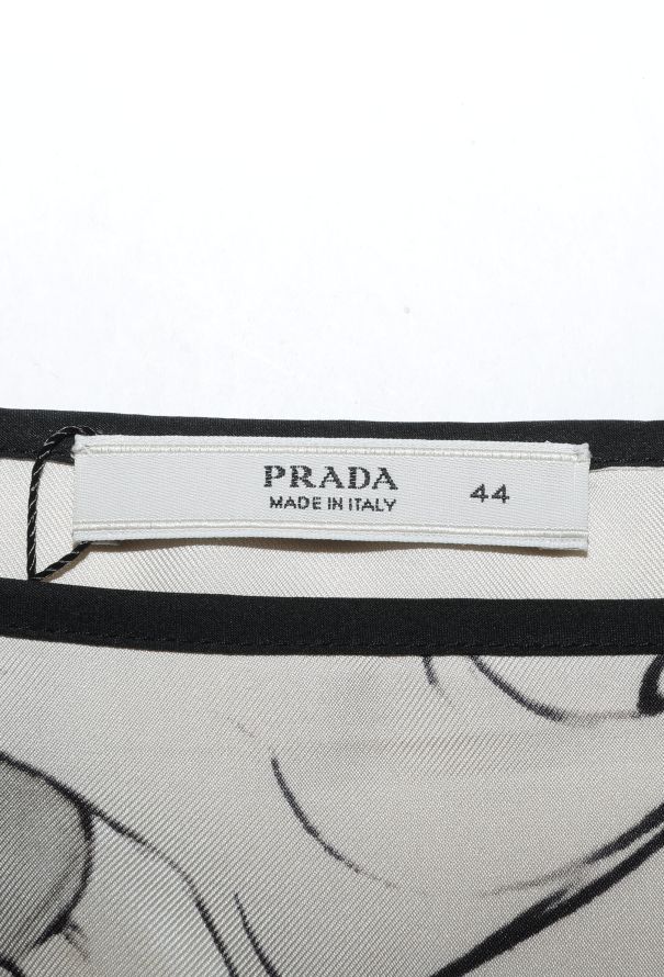 Prada S/S 2008 Fairytale Printed Skirt - 5