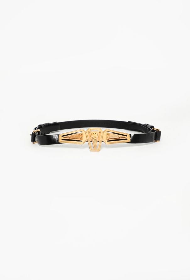Balenciaga Iconic S/S 2007 Leather Tron Belt - 1