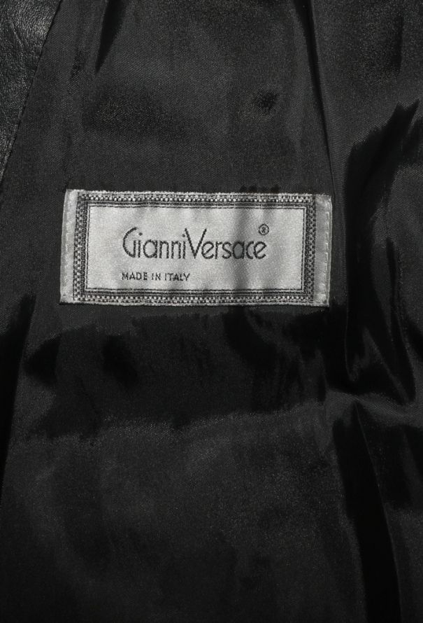 Gianni Versace Studded Leather Coat Dress, F/W 1989 - 7