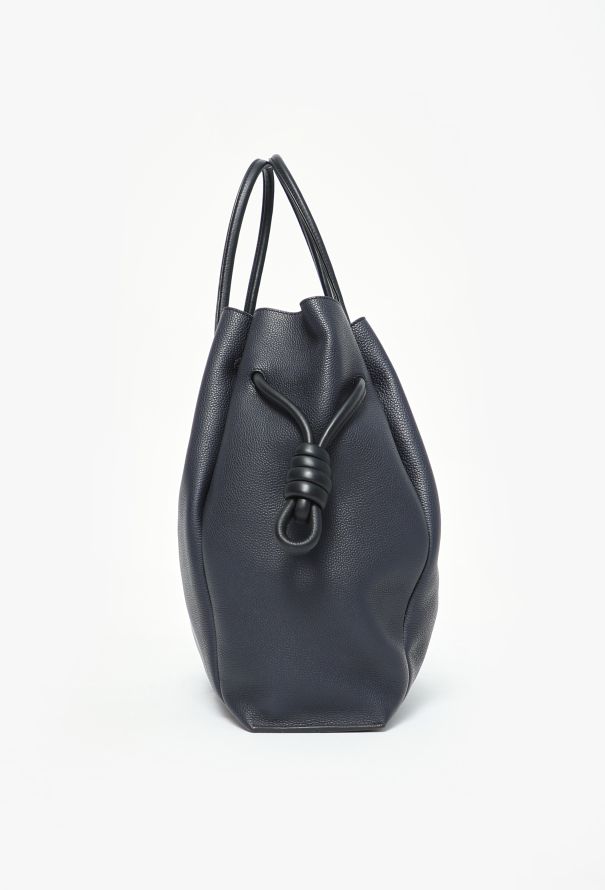 Loewe F/W 2021 Medium Flamenco Tote Bag- Deep Navy - 3