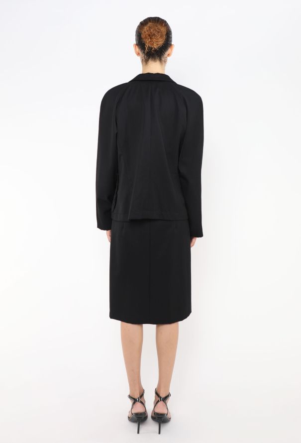 Comme des Garçons '90s Velvet Pocket Mod Ensemble - 7 Comme des Garçons '90s Velvet Pocket Mod Ensemble - 7