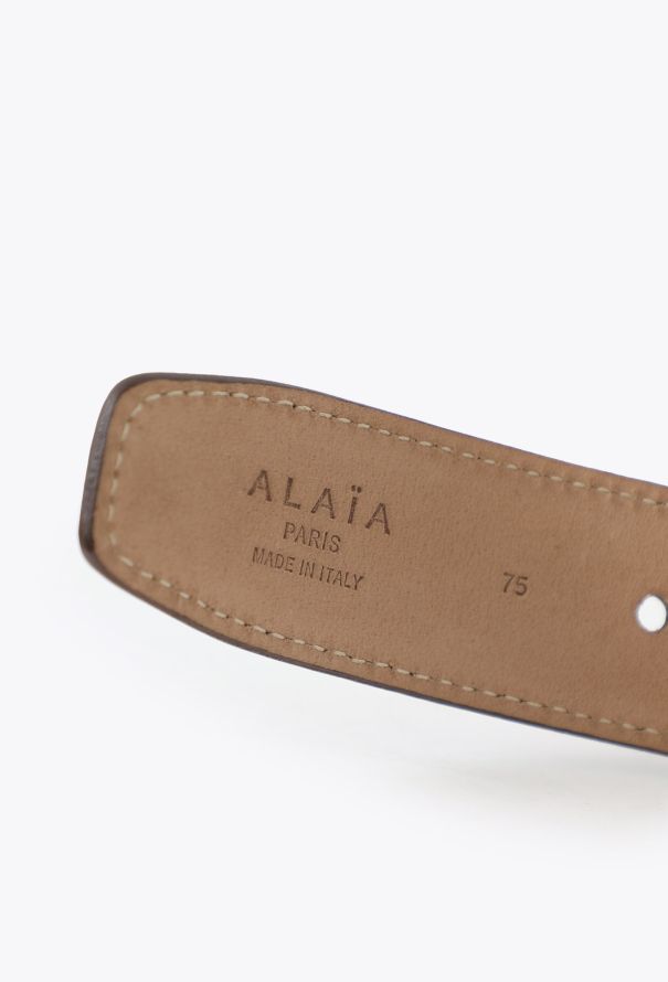 Alaïa 2021 Leather Perforated Corset Belt - 5 Alaïa 2021 Leather Perforated Corset Belt - 5