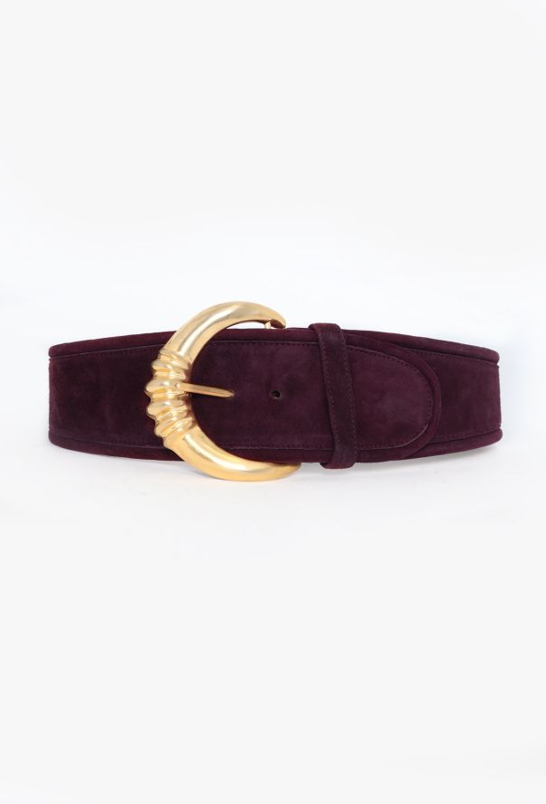 Donna Karan '90s Suede Belt - 1