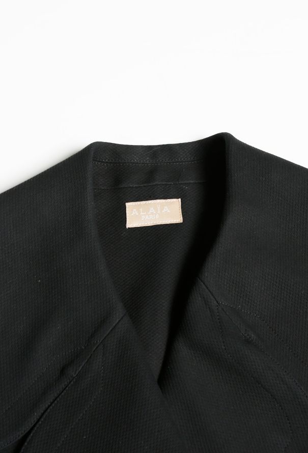 Alaïa Navy Flared Skater Coat - 5 Alaïa Navy Flared Skater Coat - 5