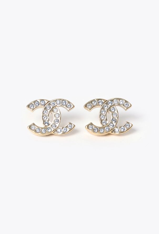 Chanel 2025 Strass Mini 'CC' Earrings - 2